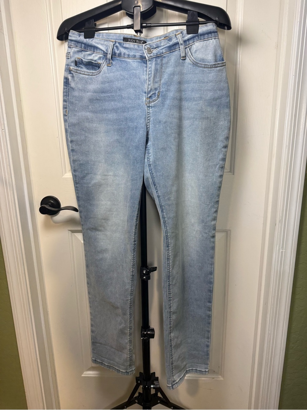 Judy Blue Light Blue Mid-Rise Boyfriend Women's Jeans Denim - Picture 13 of 16